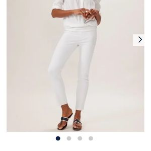 JMcLaughlin white Maise pants size 0 NWT